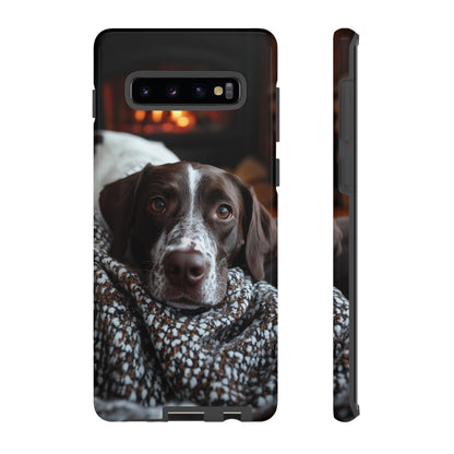 Relaxed German Shorthaired Pointer Samsung Galaxy Case – Rustic Charm Protective Cover