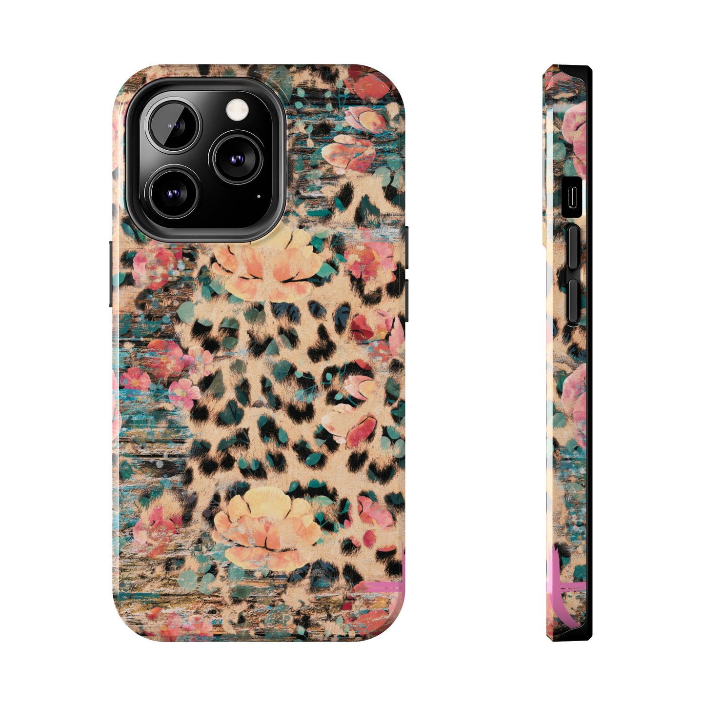 Rustic Floral Leopard - iPhone Series Case