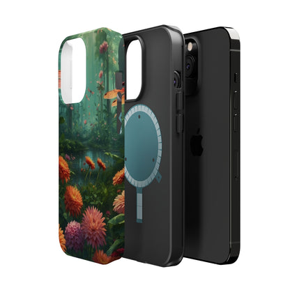 Enchanted Forest Dragonflies & Blossoms – MagSafe iPhone Series Case