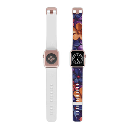 Bold Floral 3D Apple Watch Band