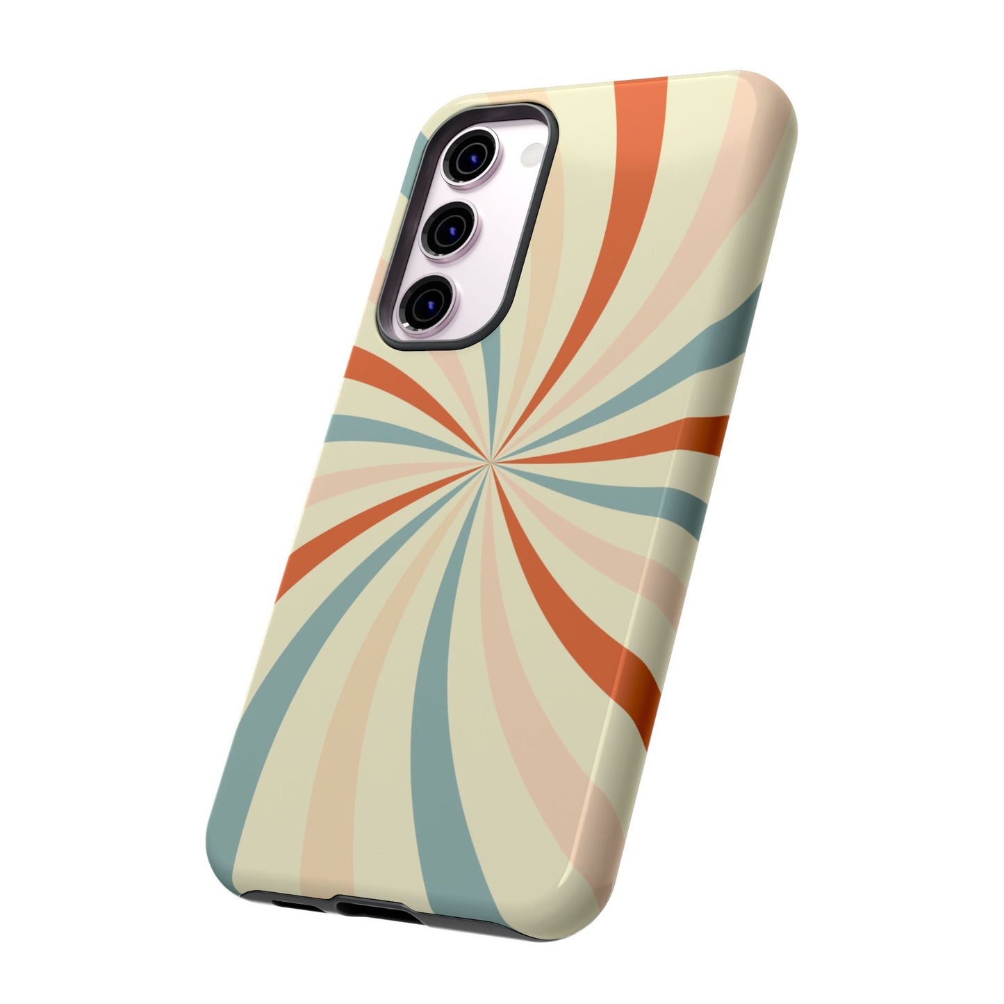 Retro Swirl Samsung Galaxy Case – Durable, Vintage-Inspired Design with Dual-Layer Protection