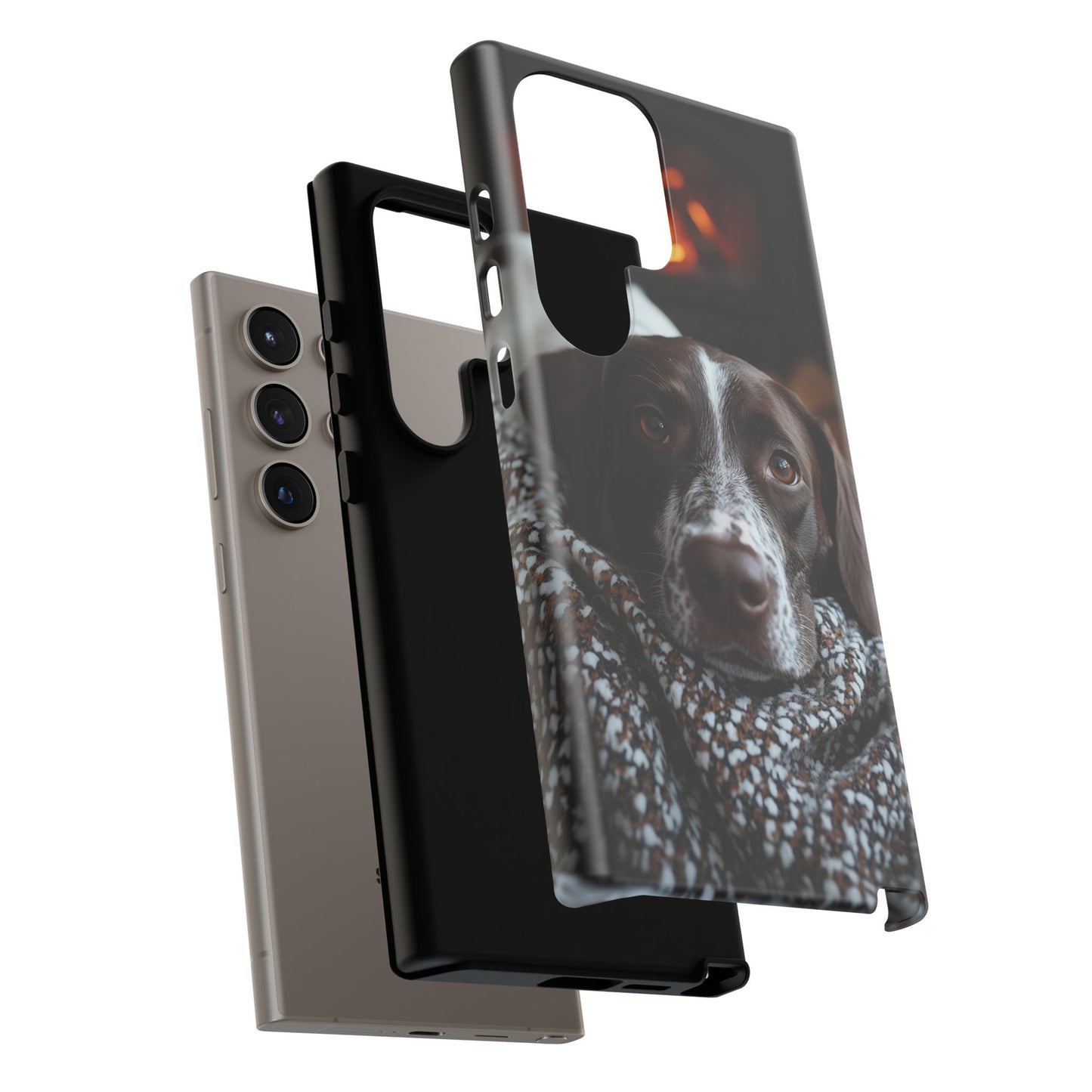 Relaxed German Shorthaired Pointer Samsung Galaxy Case – Rustic Charm Protective Cover