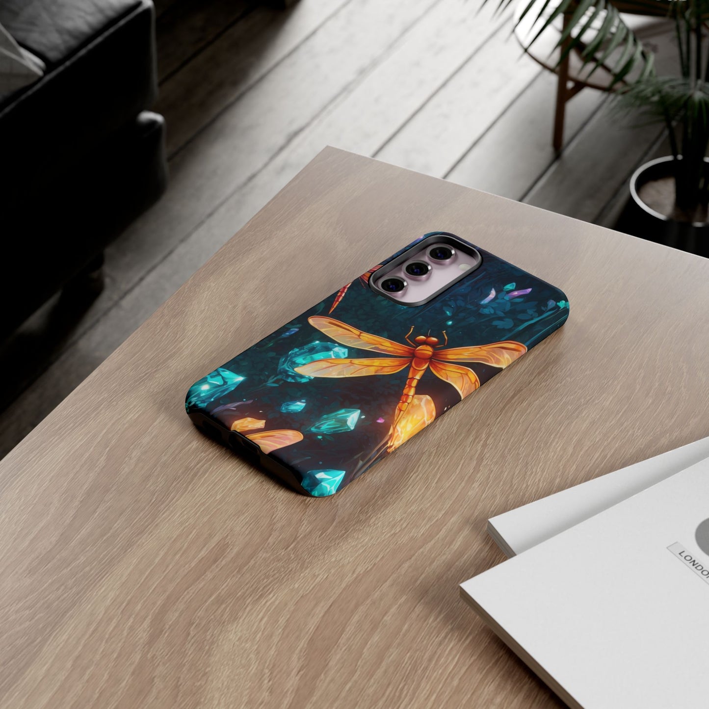 Mystical Dragonflies & Crystals – Samsung Galaxy Series Case