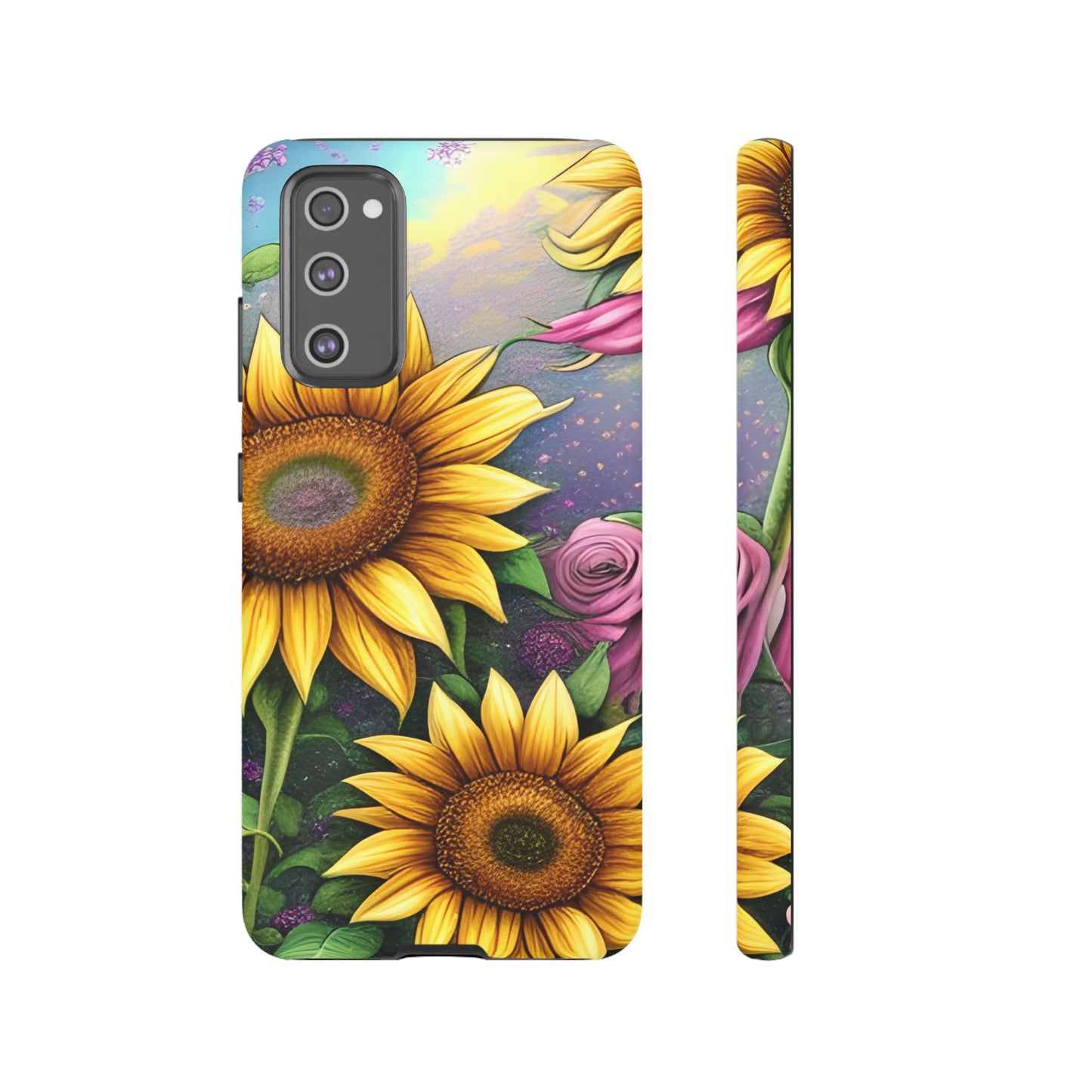 Whimsical Sunflower & Rose Garden - Samsung Galaxy Series Case