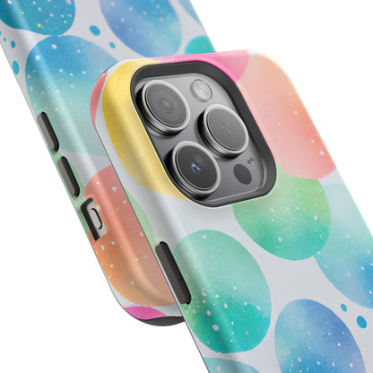 Pastel Galaxy Bubbles  MagSafe iPhone Case – Slim Design, Glossy Finish