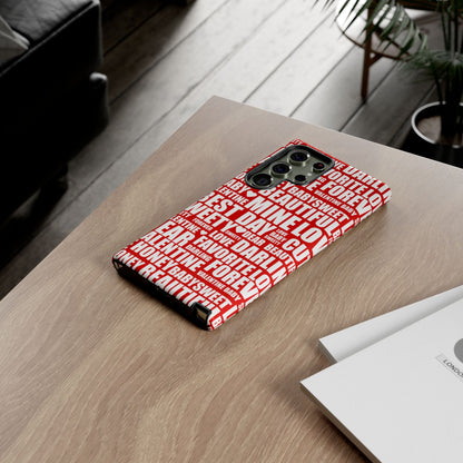 Valentine's Love Typography Samsung Galaxy Case