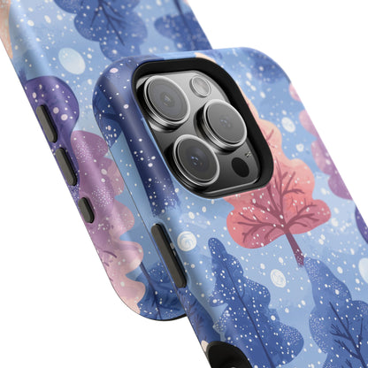 Pink & Purple Winter Wonderland - MagSafe iPhone Series Case