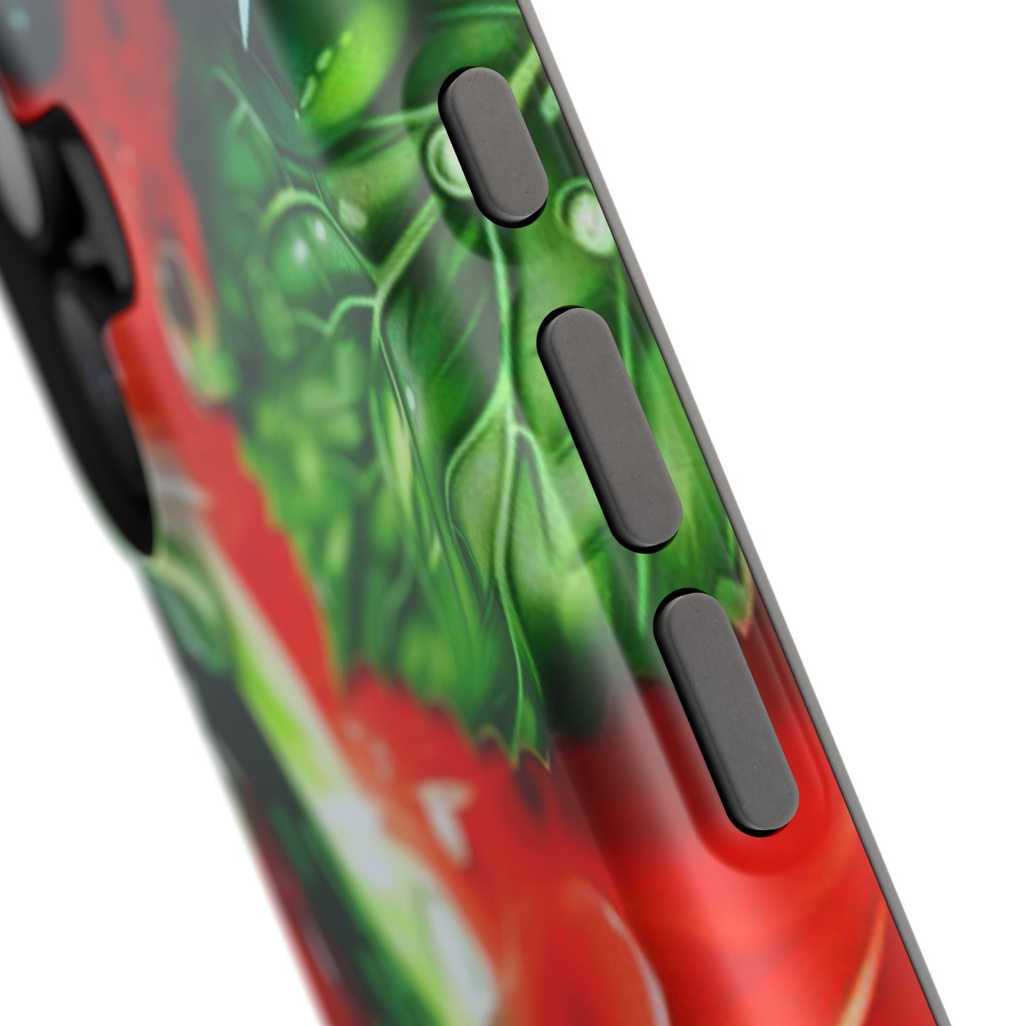 Juicy Watermelon & Mint MasSafe iPhone Case – Tough Dual-Layer, Vibrant Summer Design