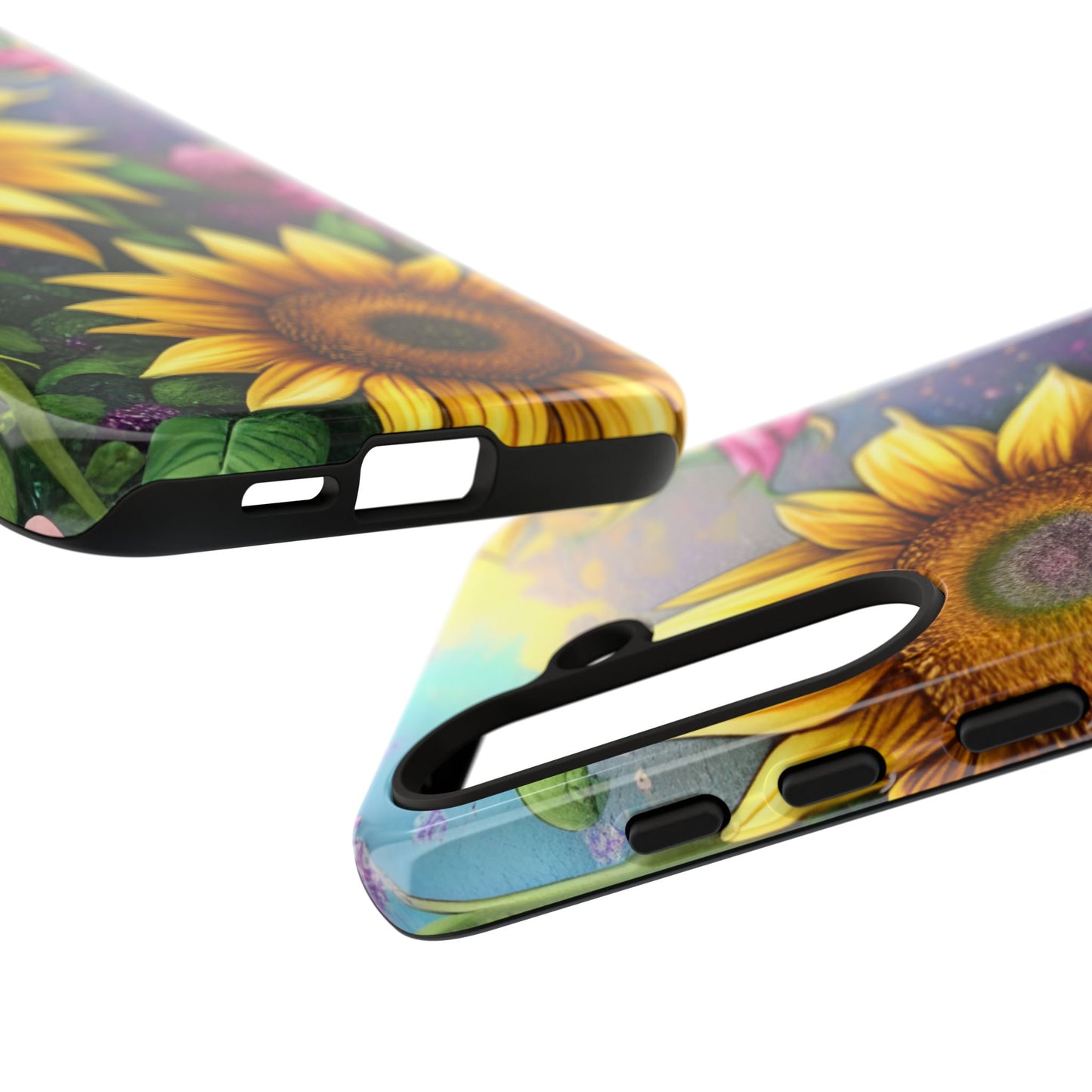 Whimsical Sunflower & Rose Garden - Samsung Galaxy Series Case