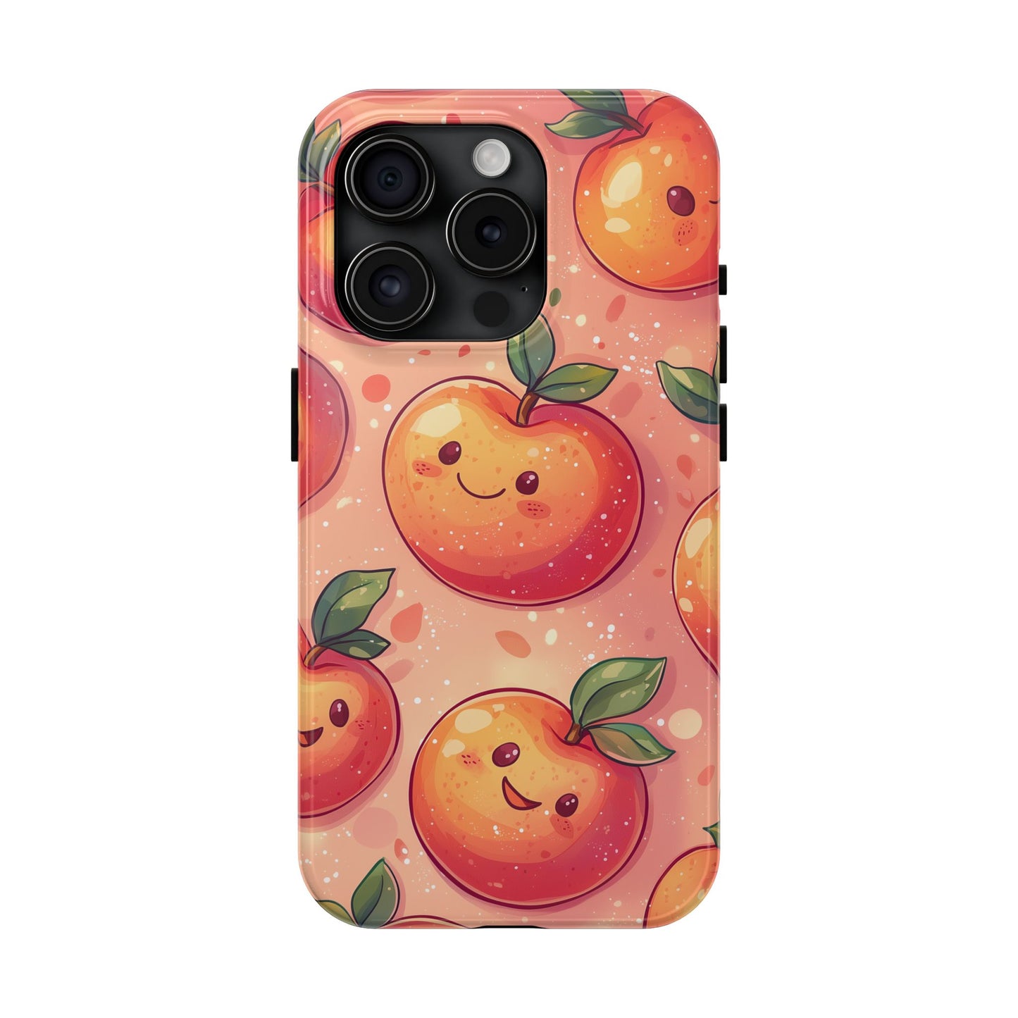 Cute Kawaii Peach iPhone Case – Durable Matte Finish, Slim & Lightweight Design - BOGO Cases