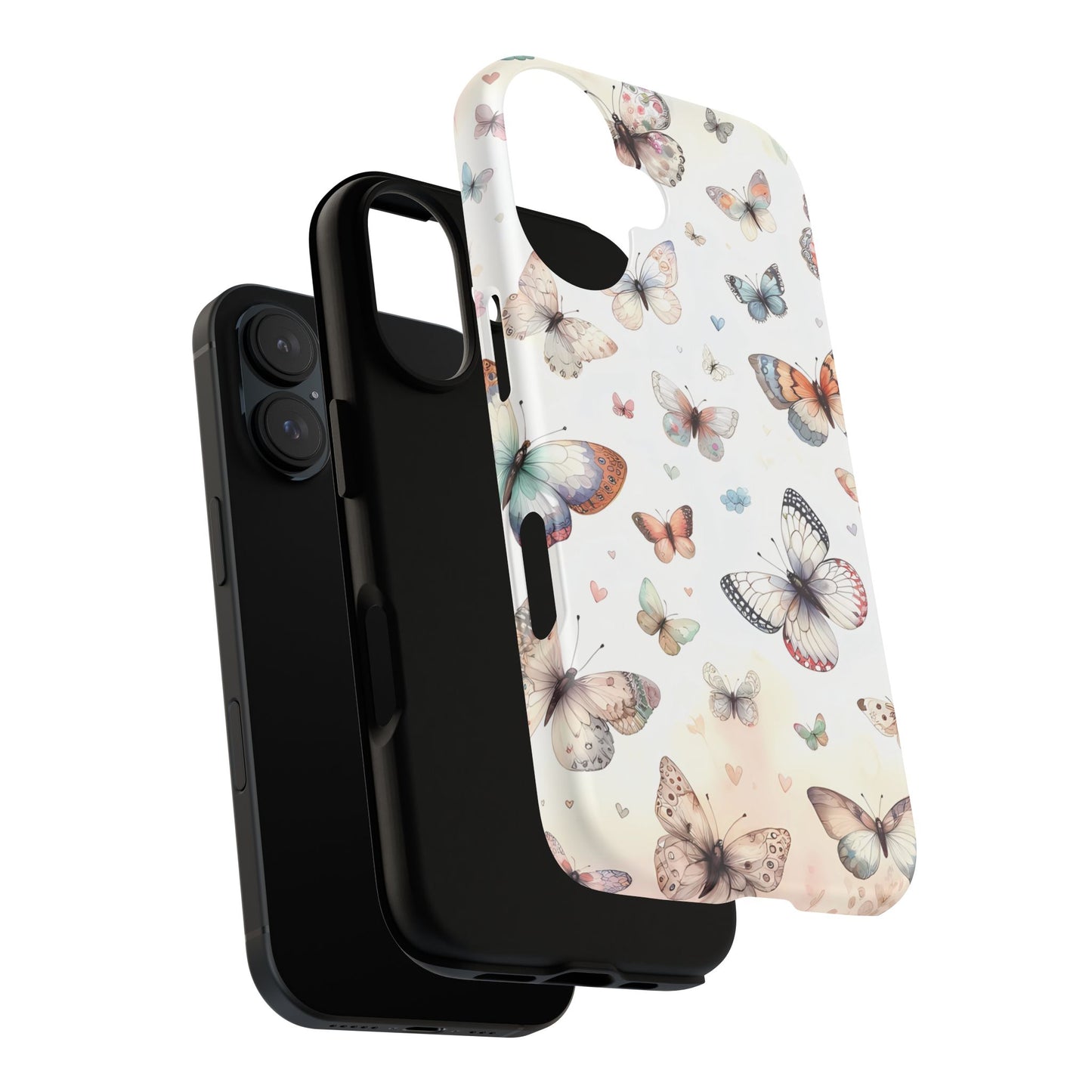 Watercolor Butterfly Phone Case for iPhone & Samsung