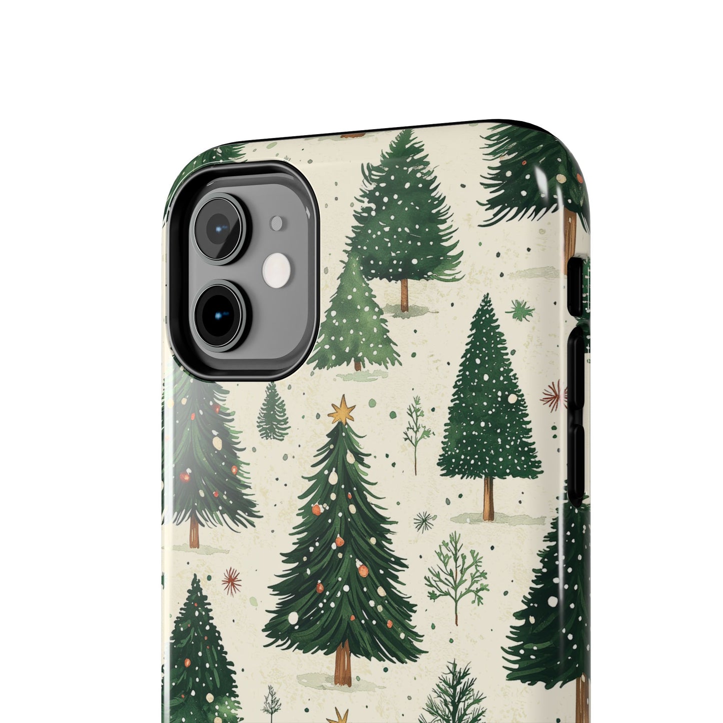 Festive Christmas Tree Forest Pattern – iPhone Series Case