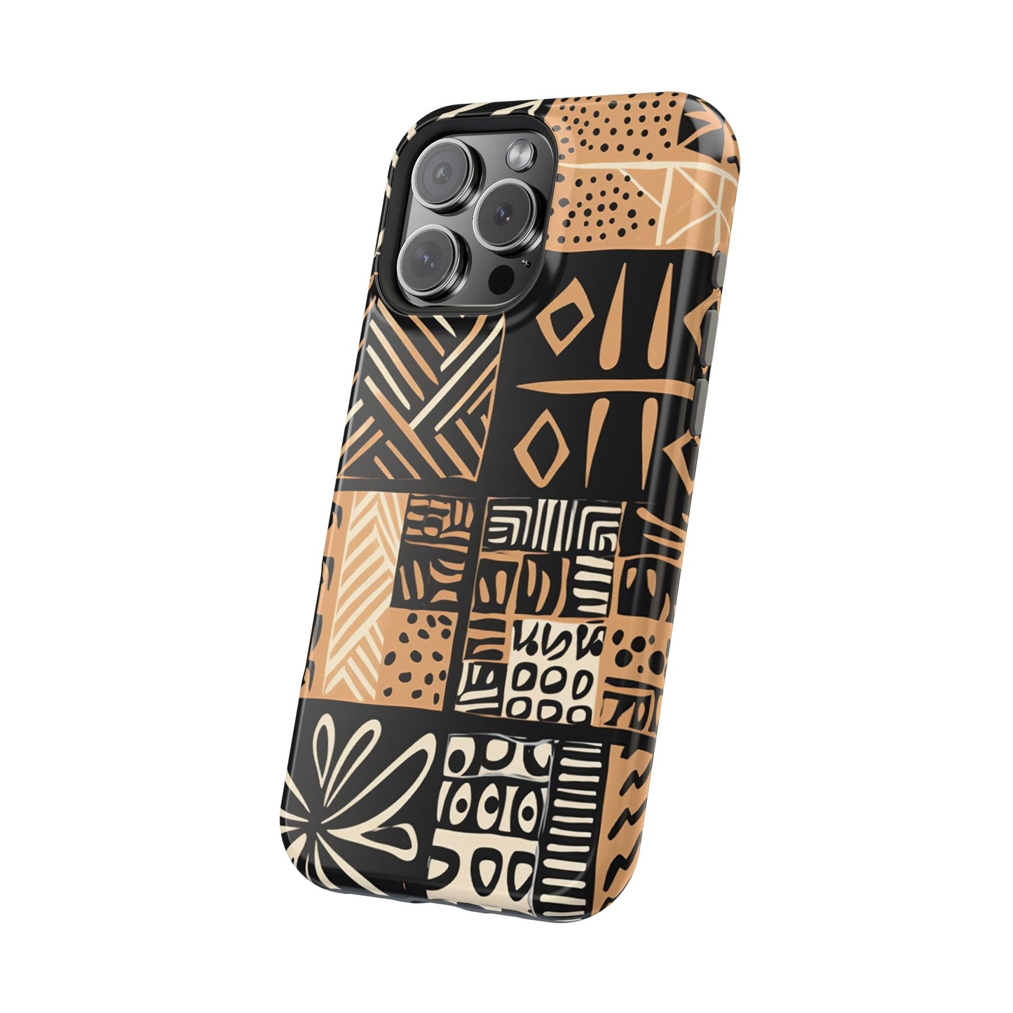 Tribal Geo-Pattern MagSafe Case – Bold Ethnic Design