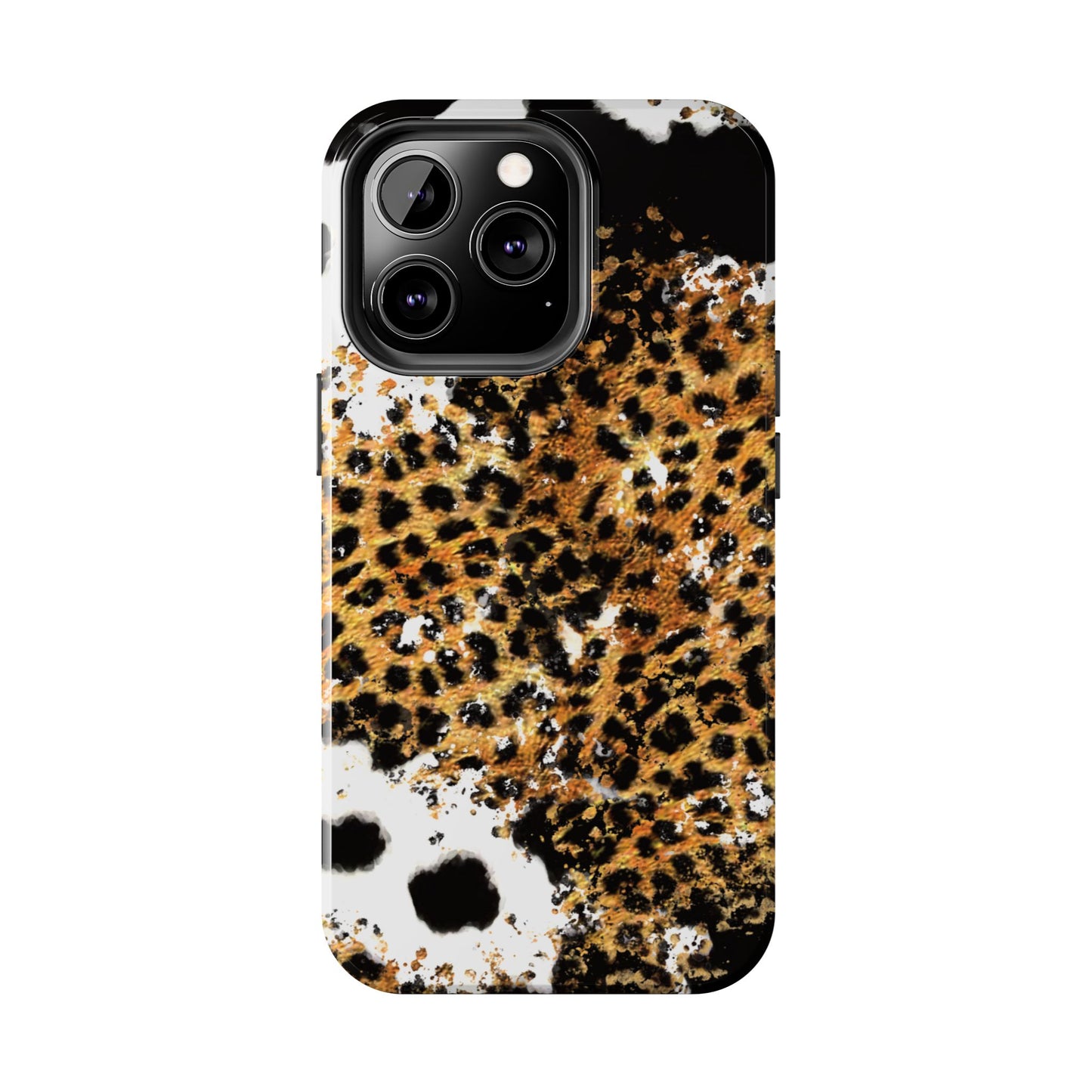 Bold Leopard Ink Splash - iPhone Series Case