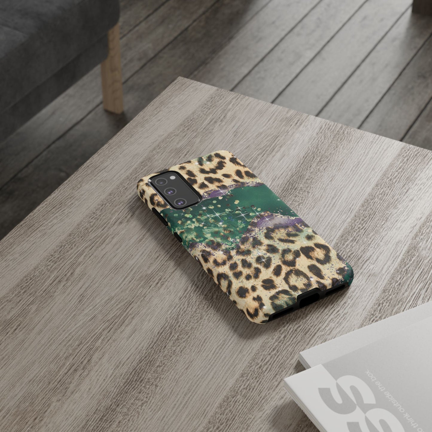 Emerald Glitter Leopard Print - iPhone Series Case