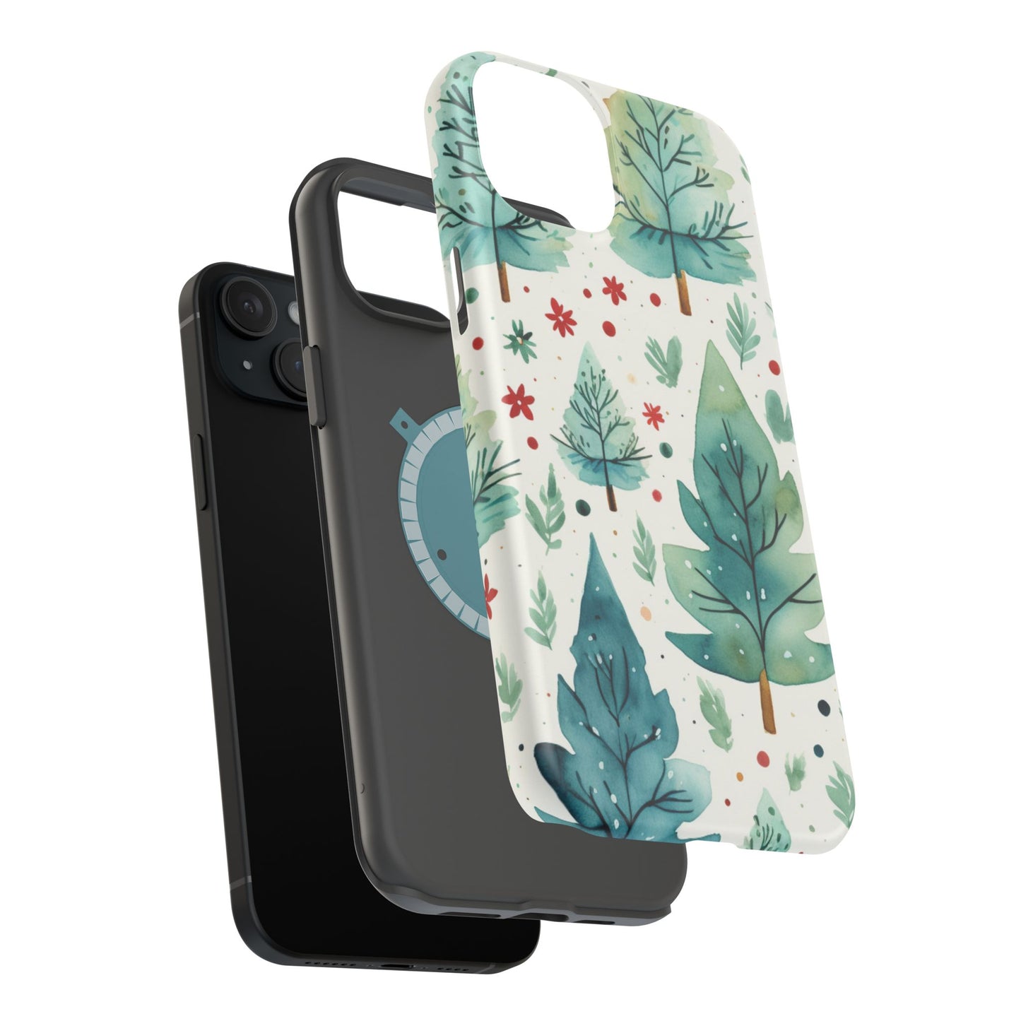 Watercolor Winter Forest - MagSafe iPhone Series Case