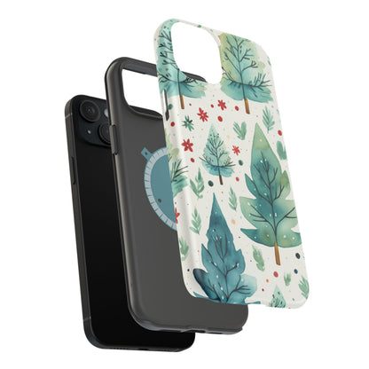 Watercolor Winter Forest - MagSafe iPhone Series Case