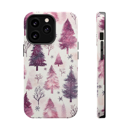 Winter Wonderland Purple Christmas Trees –  MagSafe iPhone Series Case