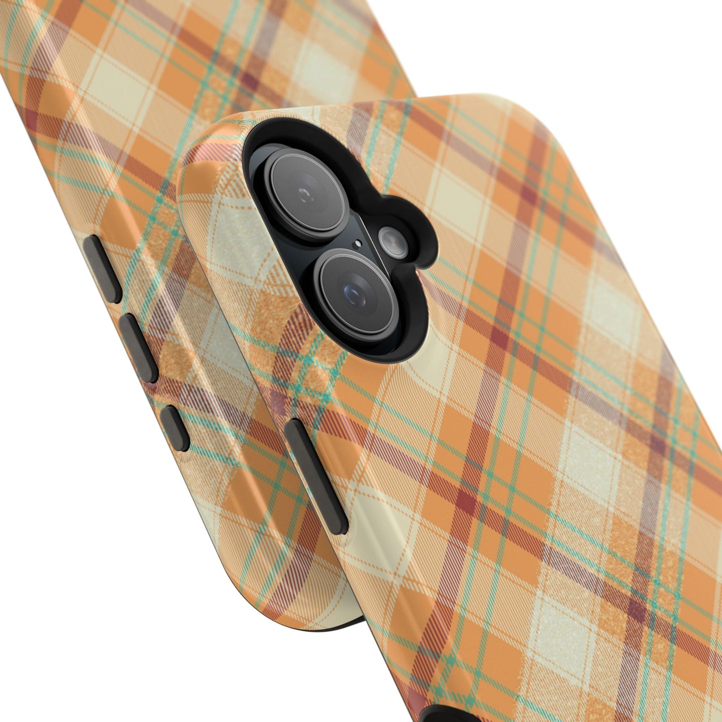 MagSafe Case - Warm Autumn Plaid Design