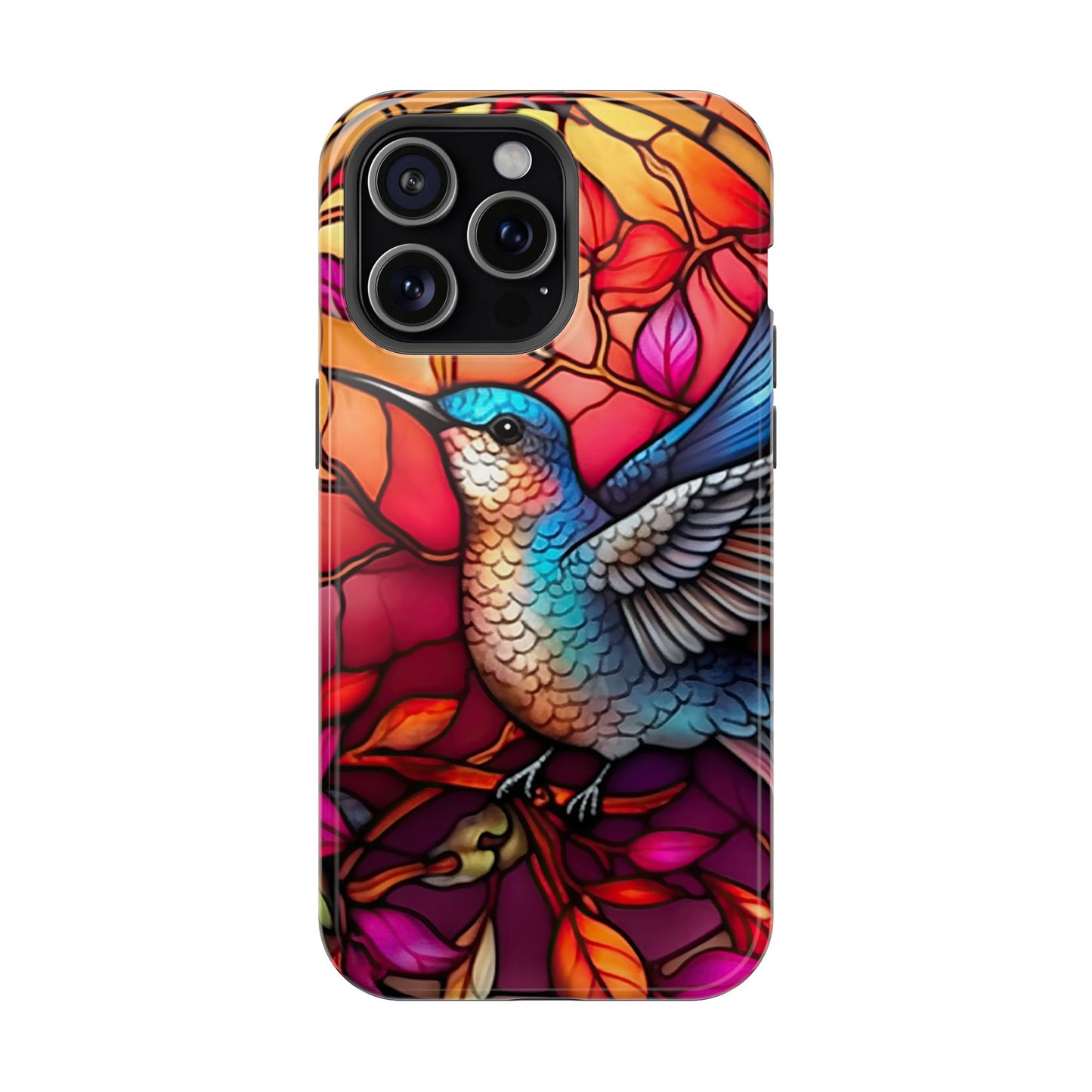 Radiant Multicolor Bird Artwork - MagSafe iPhone Case