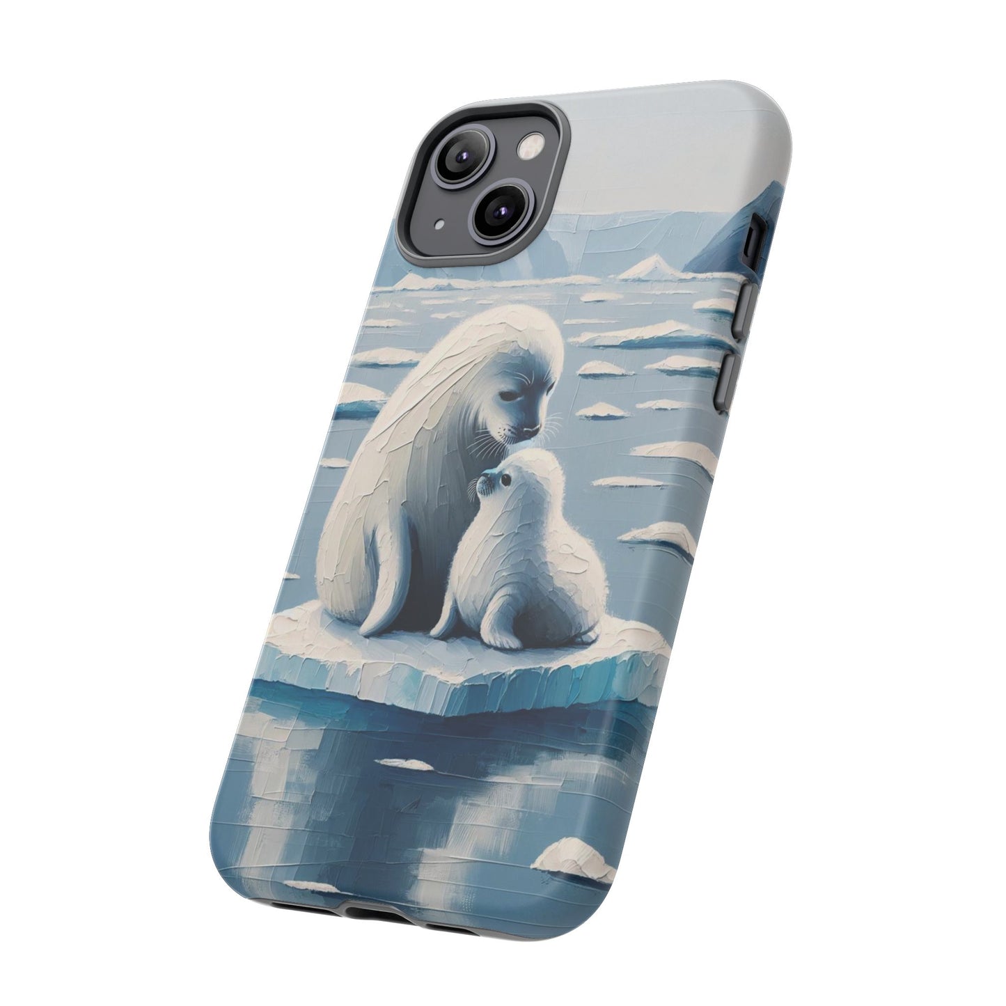 Arctic Serenity Seal iPhone Case