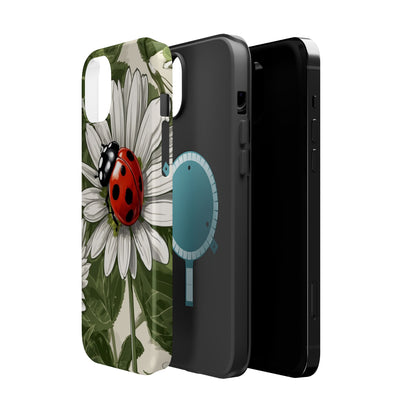 Ladybug & Daisy Garden Charm - MagSafe iPhone Case