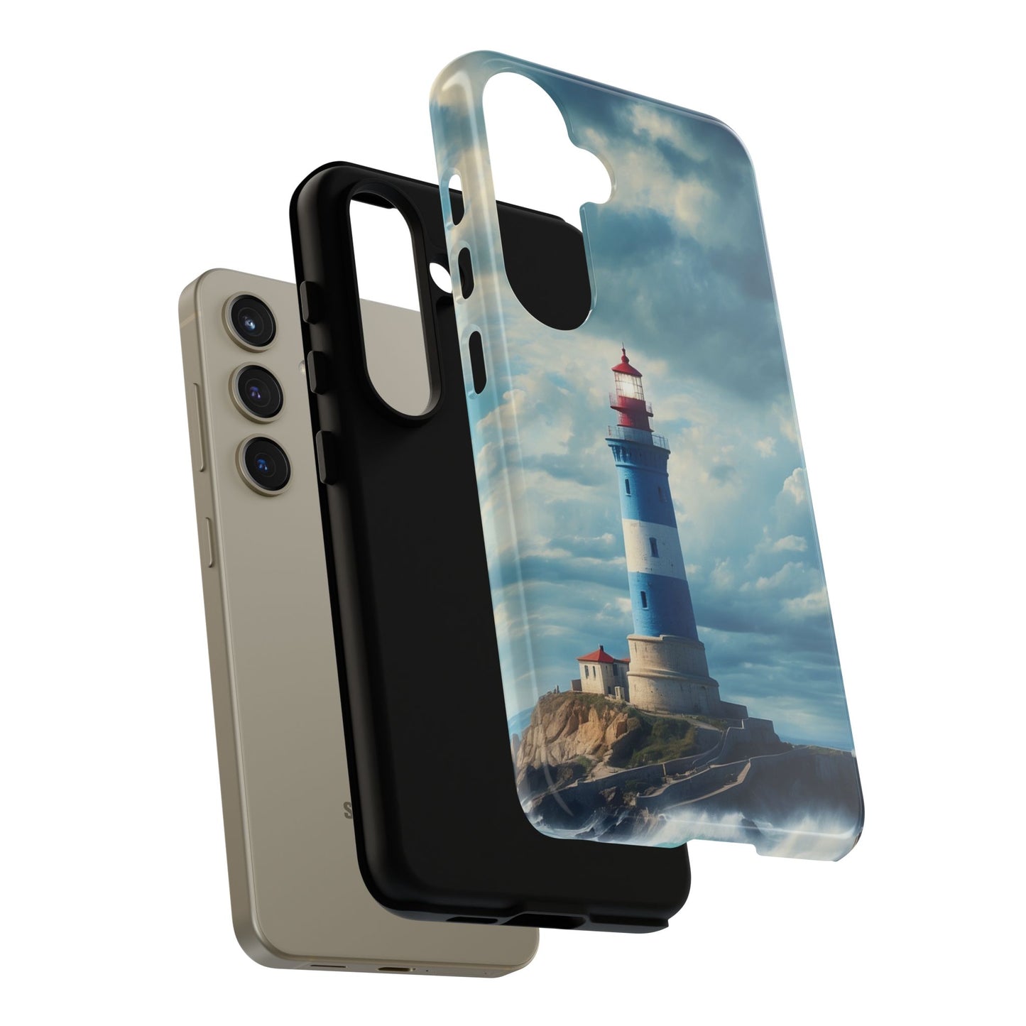 Samsung Galaxy Case - Coastal Lighthouse Design