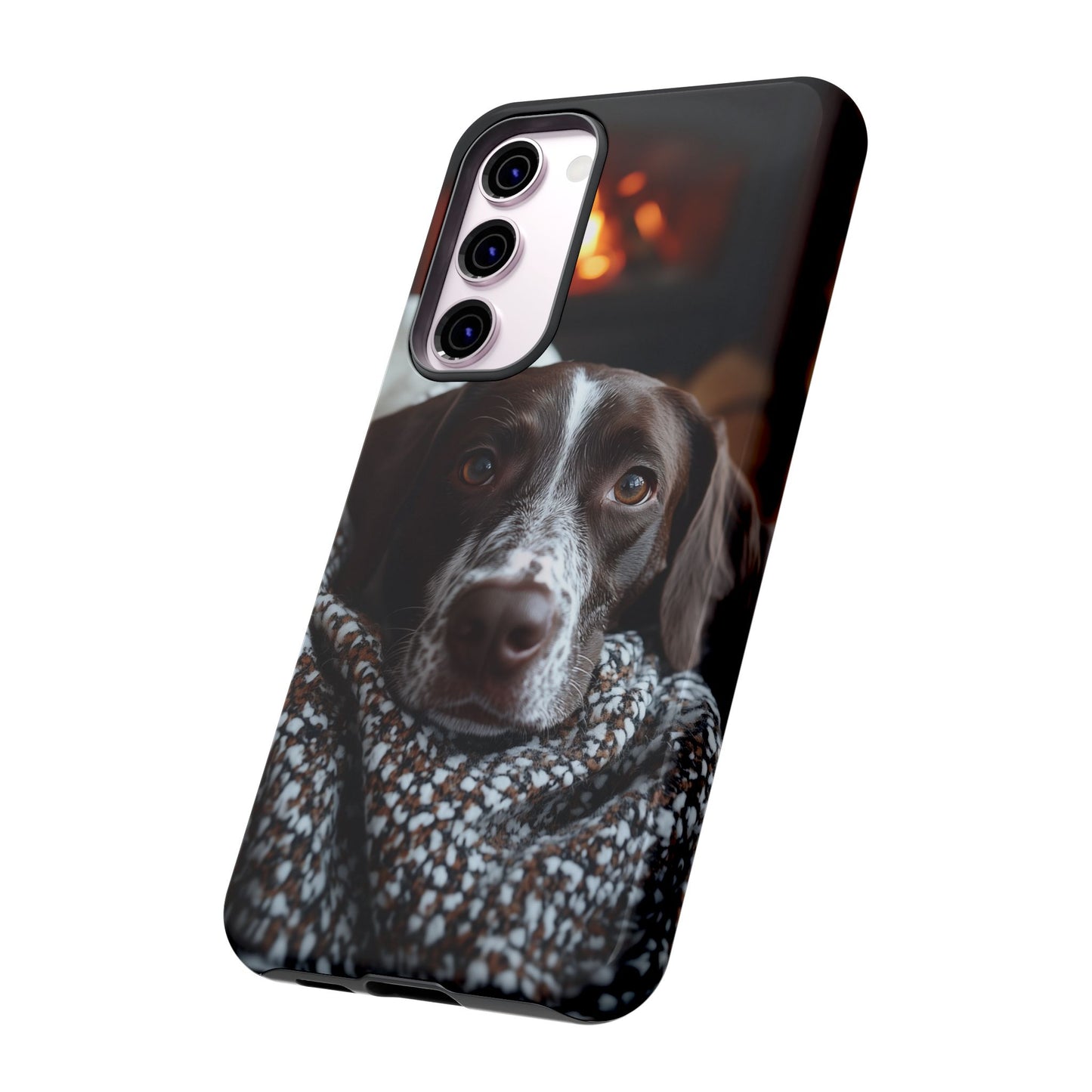 Relaxed German Shorthaired Pointer Samsung Galaxy Case – Rustic Charm Protective Cover