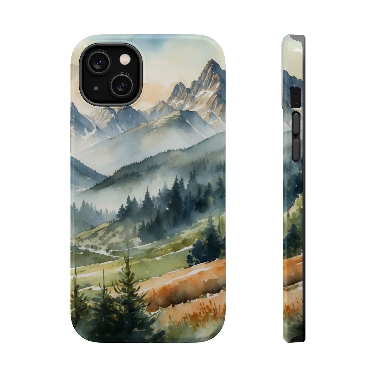 Serene Alpine Forest - MagSafe iPhone Case