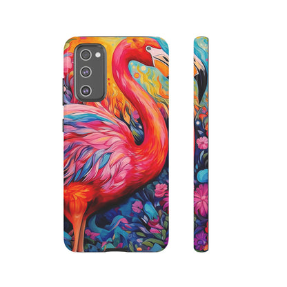 Flamingo Fiesta – Vibrant Flamingo Samsung Galaxy Phone Case