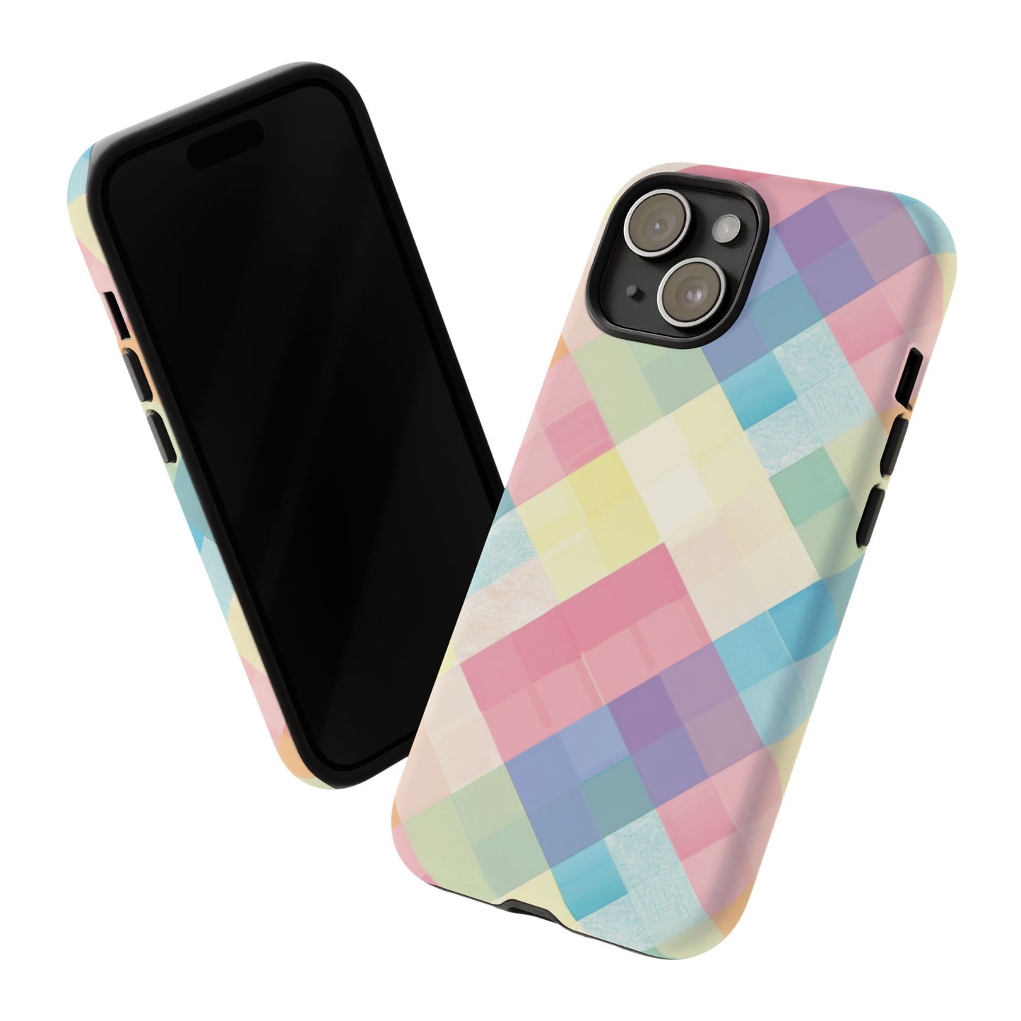 Spring Sonata Pastel Plaid Case