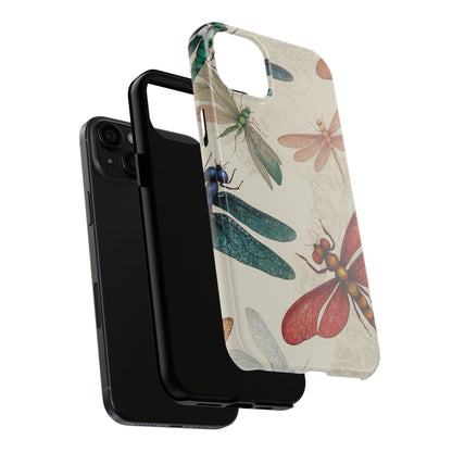 Vintage Dragonfly Garden – iPhone Series Case