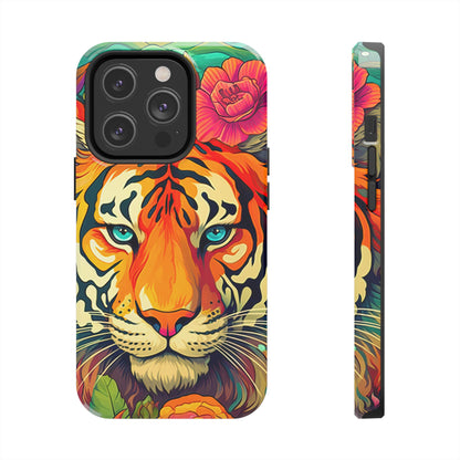 Fierce Rainbow Tiger Art - iPhone Series Case