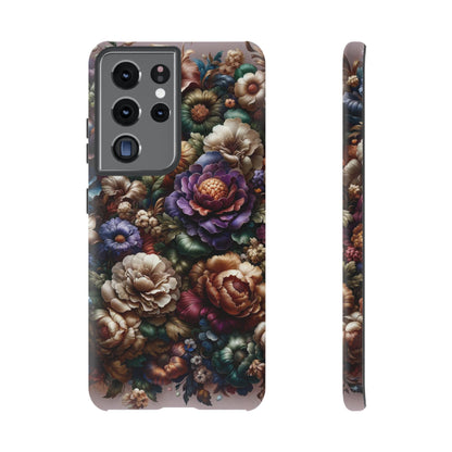 Floral Elegance For Samsung - Protective Dual-Layer Design with Vibrant Full-Wrap Print