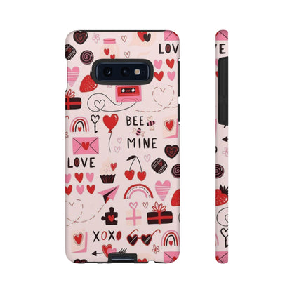 Samsung Galaxy Case: Bee Mine Love Doodles