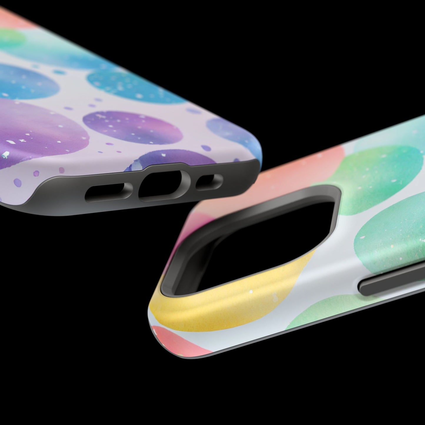 Pastel Galaxy Bubbles  MagSafe iPhone Case – Slim Design, Glossy Finish