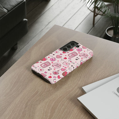 Samsung Galaxy Case: Playful Valentine's Day Icons Case