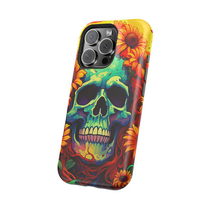 Sun Kissed Skull MagSafe iPhone Case