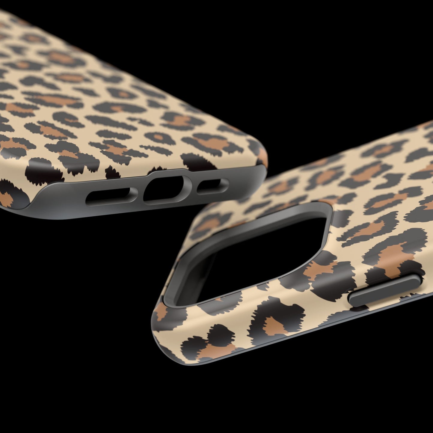 Wild Leopard Print Tough MagSafe iPhone Case – Bold Animal Pattern Design with Dual-Layer Protection