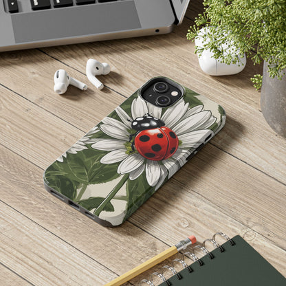 Ladybug & Daisy Garden Charm - iPhone Series Case