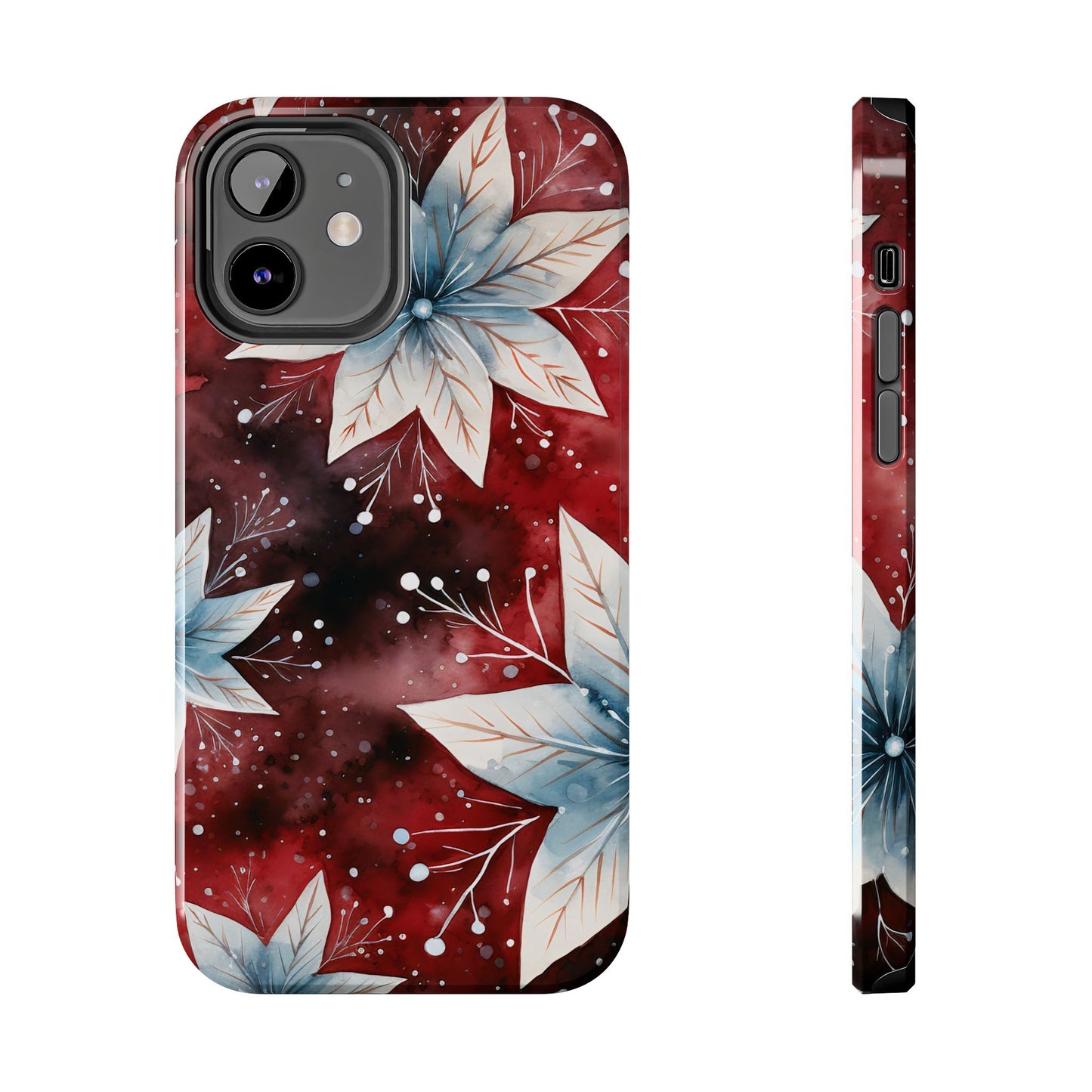 Winter Bloom Poinsettia – iPhone Case