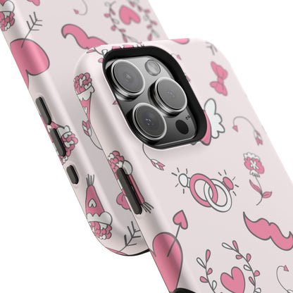 Pink Love Icons MagSafe Case