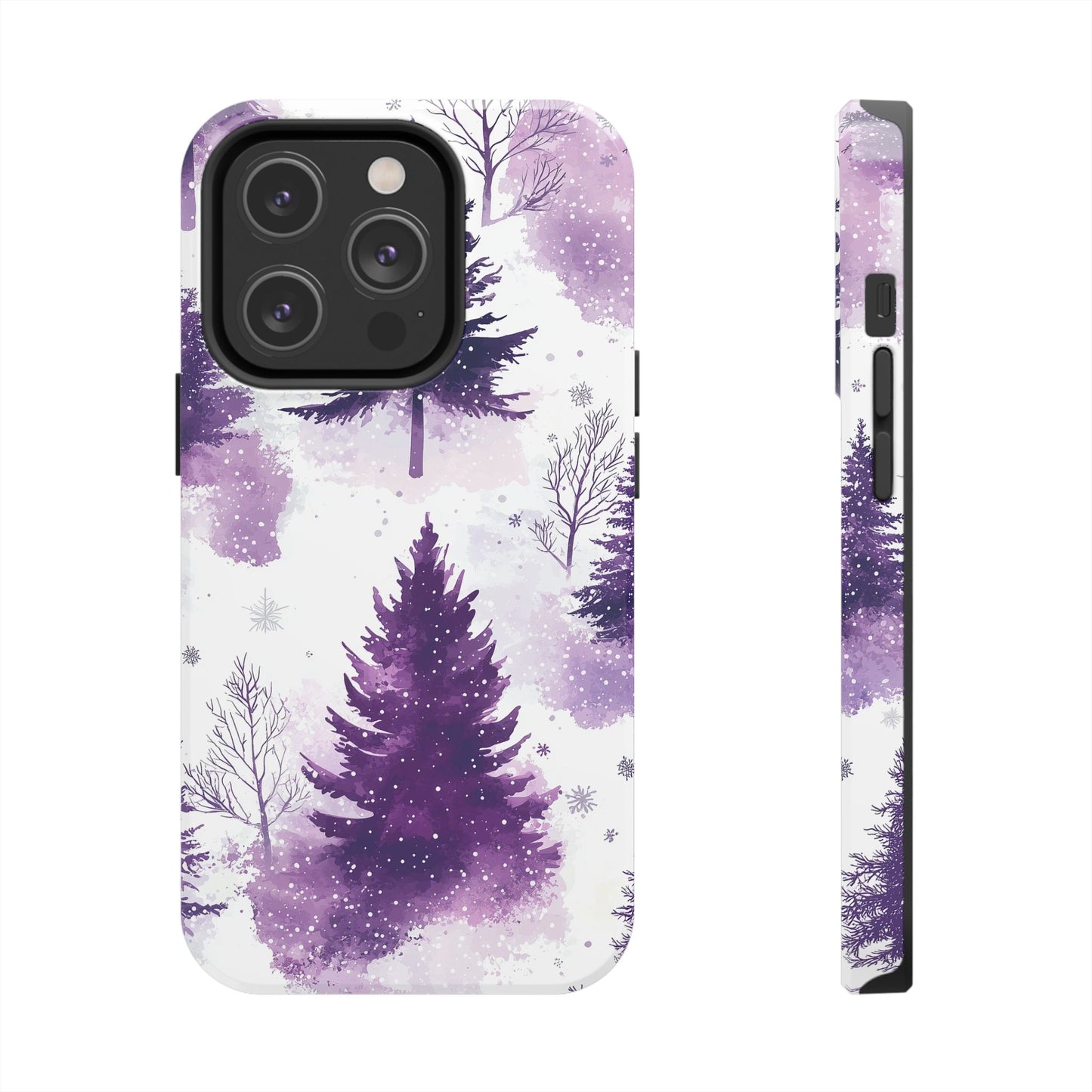 Purple Snowy Forest - iPhone Series Case