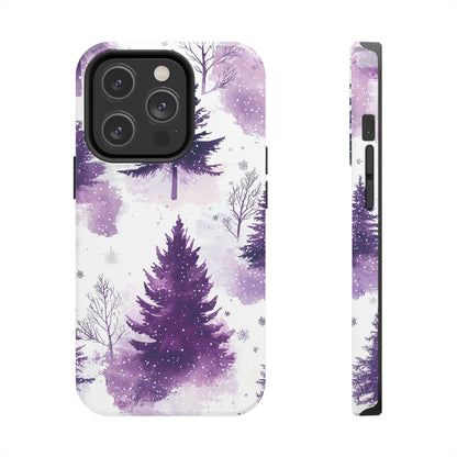 Purple Snowy Forest - iPhone Series Case