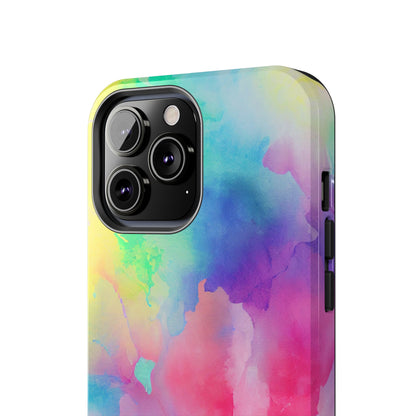 Pastel Watercolor Dream iPhone Case – Slim Profile, Glossy Finish