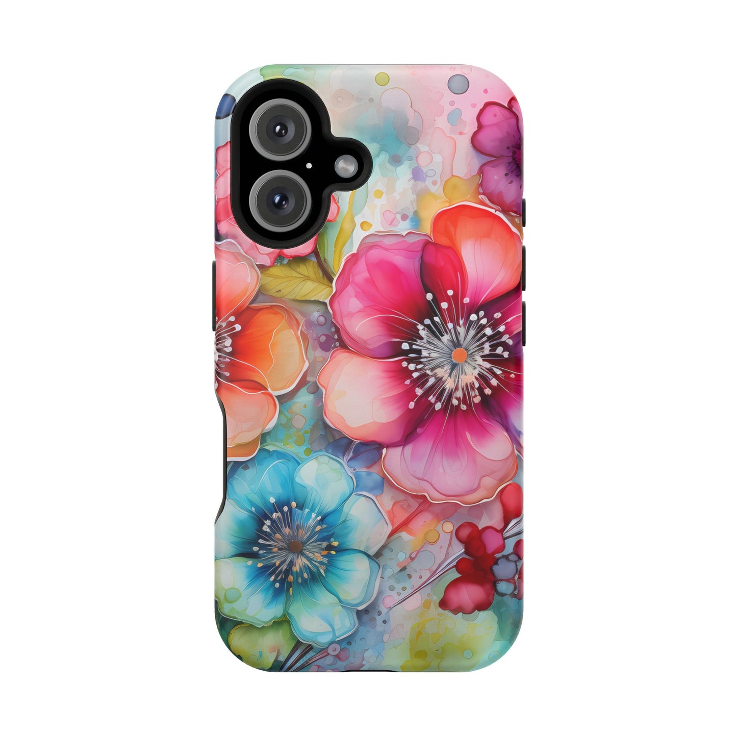 Vibrant Watercolor Floral Garden - MagSafe iPhone Series Case