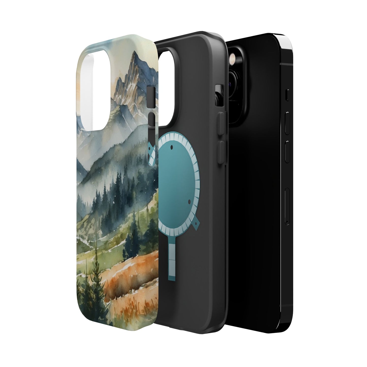 Serene Alpine Forest - MagSafe iPhone Case