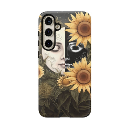 Sunflower Moon and Stars Samsung Galaxy Case – Ethereal Art Design