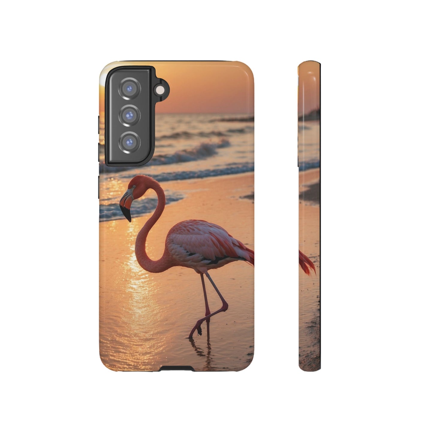 Island Beauty – Flamingo Samsung Galaxy Case