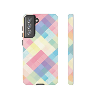 Spring Sonata Pastel Plaid Case